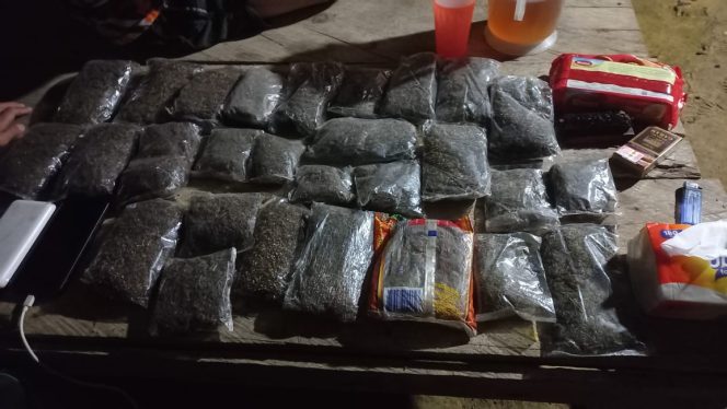 
					Satgas Pamtas RI- PNG Yonif 132/BS Kembali Berhasil Menggagalkan Upaya Pengedaran Ganja Seberat 1,5 kg