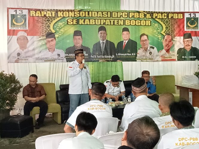 
					Rapat Konsolidasi DPC dan PAC Partai Bulan Bintang se Kab Bogor, Turut Hadirkan Ketua Bappilu DPW PBB Jabar
