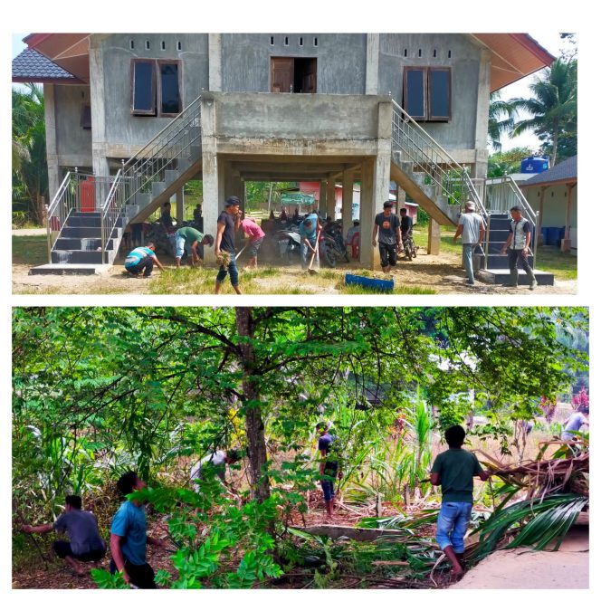 
					Untuk Kenyamanan Beribadah Bulan Suci Ramadhan Keuchik Dan Masyarakat Bergotong Royong