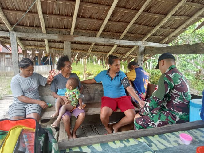 
					Pelayanan Kesehatan Gratis, Media Satgas Yonif 132/BS Lebih Dekat Dengan Masyarakat