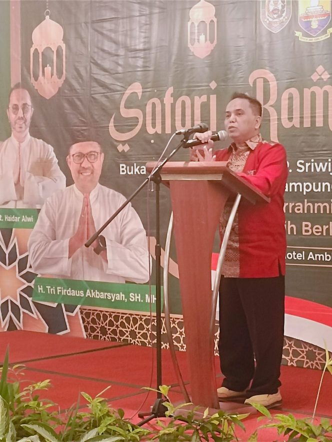 
					Politisi Partai Hati Nurani Rakyat (HANURA), yang juga tokoh masyarakat Sumatera bagian selatan, Ir. H. Haidar Alwi, MT. 