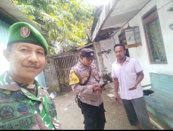 
					Selalu Kompak, Babinsa Dan Bhabinkamtibmas Komsos Bersama Dengan Warga Binaan