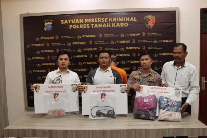 
					Gerak Cepat Satreskrim Polres Tanah Karo, Pelaku Perampokan Klinik di Berastagi Berhasil Ditangkap