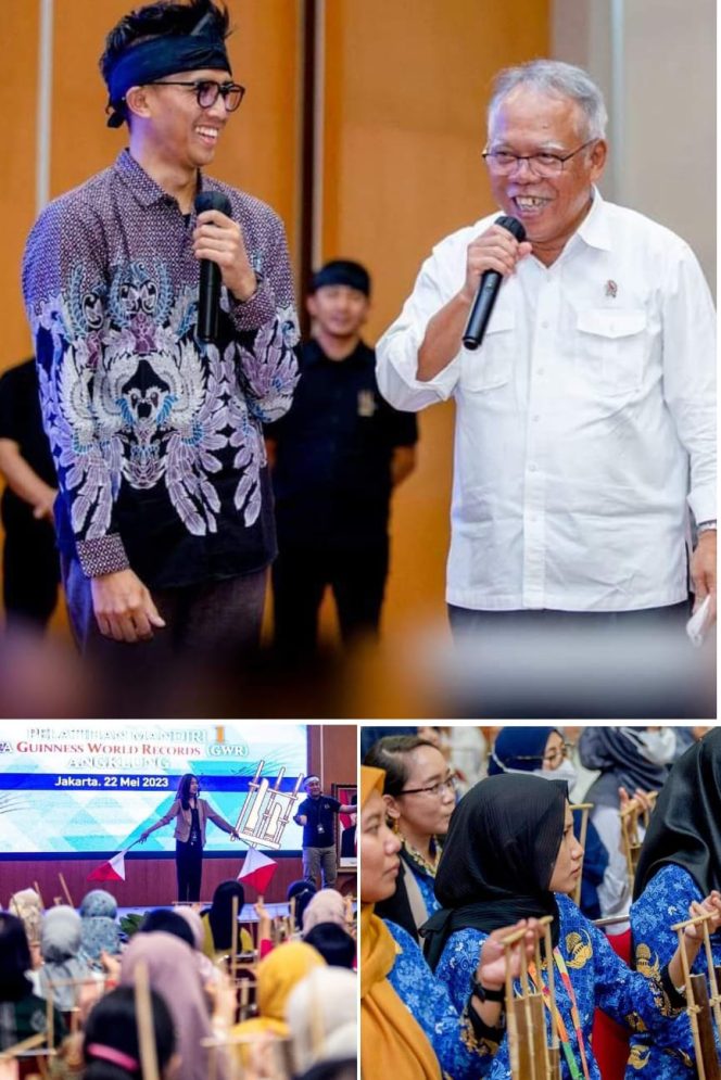 
					Siap Pecahkan Rekor Dunia Angklung, Kementerian PUPR Gelar Pelatihan Mandiri