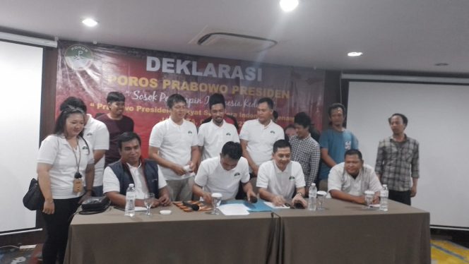 
					Relawan Poros Prabowo Presiden Siap Menangkan Prabowo di Pilpres 2024