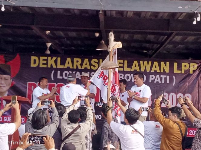 
					Deklarasi Relawan LPP (Loyalis Prabowo Pati) Presiden RI 2024- 2029, Ratusan Peserta Hadir