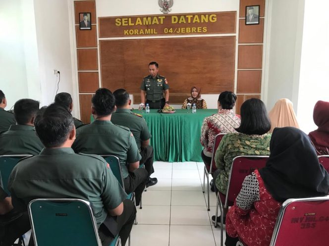 
					Jelang Pindah Tugas, Dandim 0735/Surakarta Pamitan Kepada Anggota