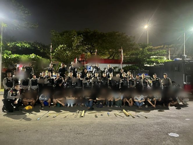 
					Patroli Perintis Polres Metro Jakarta Barat Amankan 32 Remaja Pelaku Tawuran