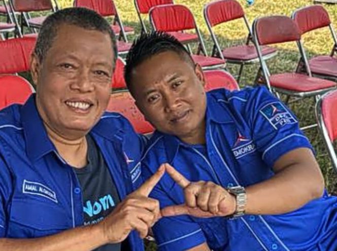 
					Ketua DPP Bidang Pangan Partai Demokrat, Amal Al Ghozali (kiri)