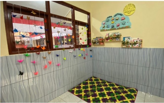 
					Hasil Pojok Baca yang dibuat Tim 811 MMD