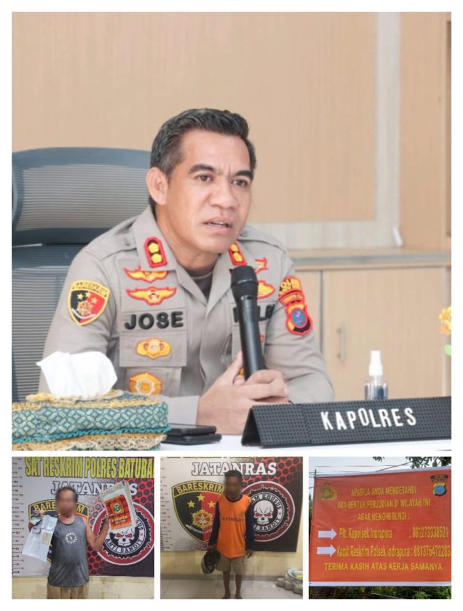 
					Perjudian.   Kapolres Batu Bara, AKBP Jose D.C. Fernandes,SIK kepada awak media menjelaskan bahwa, Komitmen Polres Batu Bara untuk menciptakan seluruh wilayah bebas atau Zero perjudian terus ditindak lanjuti baik dari Satreskrim sampai ke Polsek jajaran