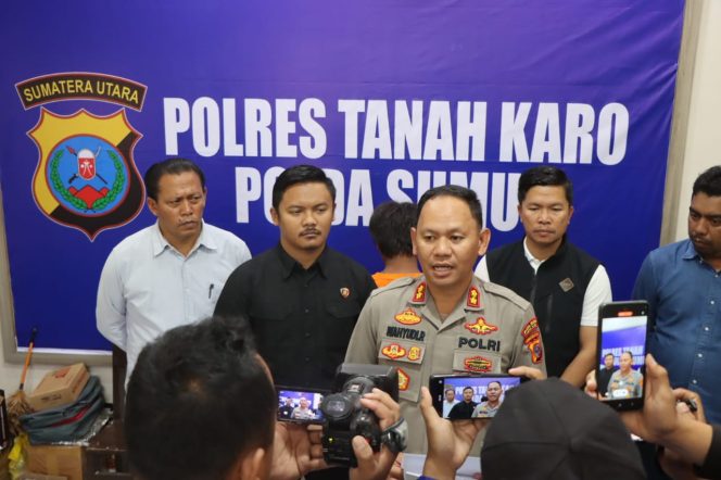 
					Satreskrim Polres Tanah Karo berhasil mengamankan seorang pelaku Curanmor