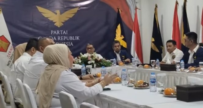 
					Acara deklarasi Partai Garuda dukung Prabowo Subianto di Pilpres 2024