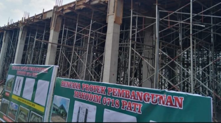Salah satu proyek DPUTR Kabupaten Pati tahun 2023