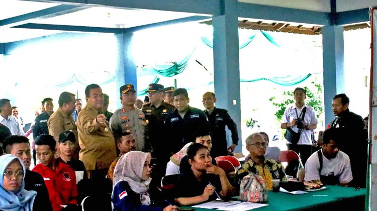Kapolres Blora AKBP Jaka Wahyudi giat pengecekan PPK di 3 Kecamatan yaitu Ngawen, Tunjungan dan Kota