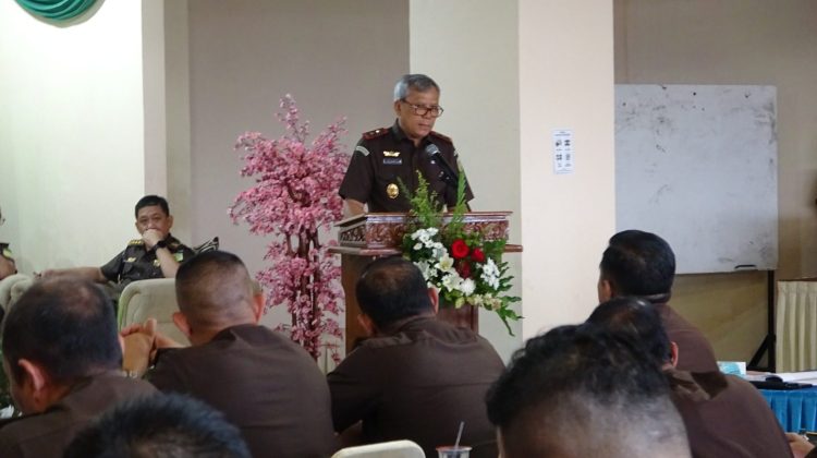 Monev dibuka secara resmi oleh Kajati Sumut Idianto, SH, MH