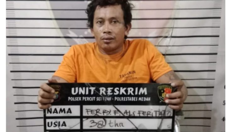 Komplotan begal di Jalan Beo Raya Garapan Desa Lau Dendang yang diamankan unit Reskrim Polsek Percut Seituan

