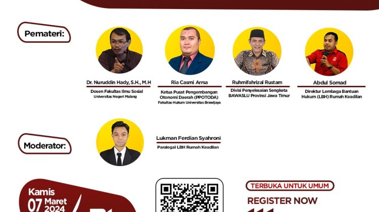 Browsur Undangan Gelar Diskusi Publik Oleh LBH Rumah Keadilan