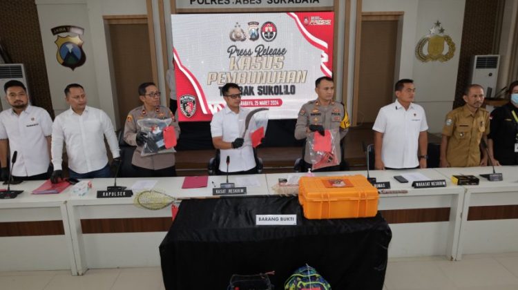 Polisi ungkap pembunuhan pencari kepiting di Sukolilo Surabaya