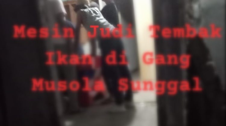 Warga Kecamatan Medan Sunggal belakangan ini mendadak resah akibat maraknya mesin judi tembak ikan di gang mushola