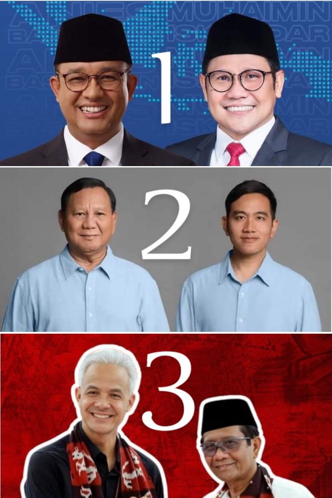 
					Kolase pasangan Pilpres 2024
