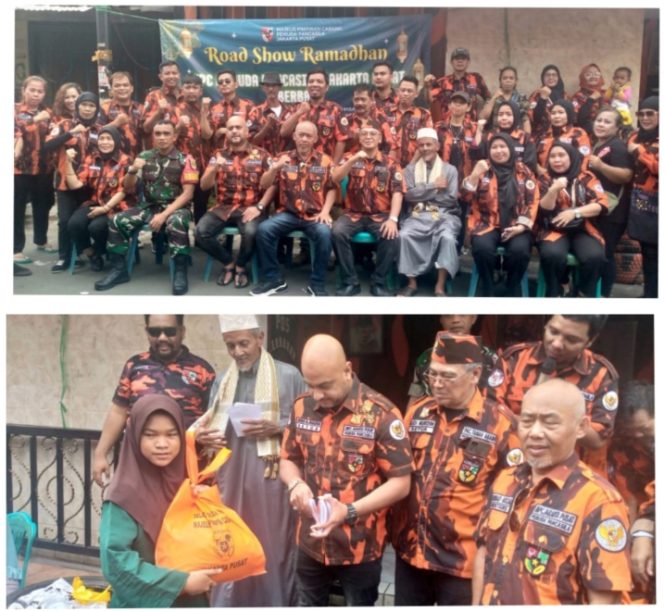 
					Gelaran acara “Road Show Ramadhan MPC Pemuda Pancasila Jakarta Pusat” di Kantor Sekretariat PAC Pemuda Pancasila Tanah Abang di Jl. Lontar No 11, Kelurahan Melati, Kecamatan Tanah Abang, Jakarta Pusat