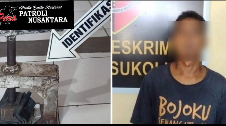 Kolase Barang Bukti (BB) dan Pelaku Penganiayaan