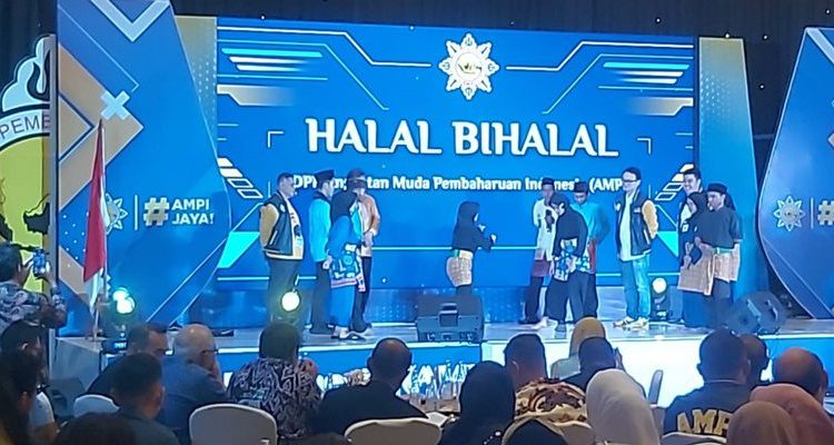 Halal bihalal keluarga besar AMPI di Ballroom Hotel Double Tree, Hilton, Jakarta Pusat
