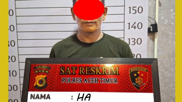 Pelaku penelantaran anak, HA, 44 tahun, diamankan polisi Aceh Timur
