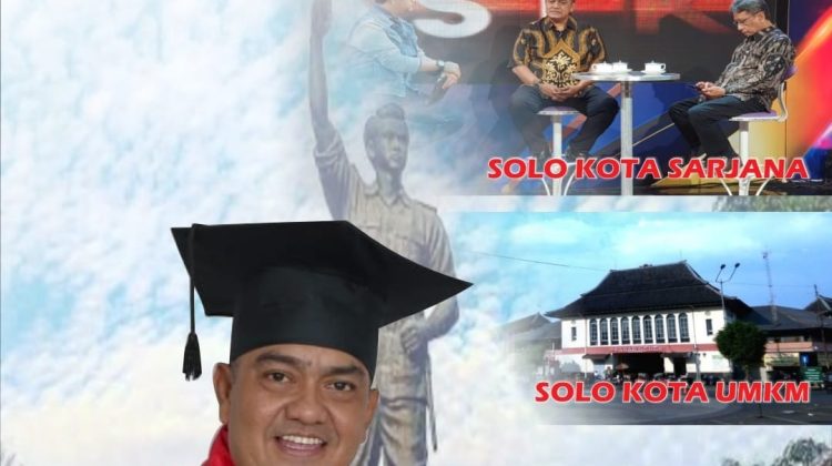 Poster Program Unggulan bacalon Wawali Solo BRM Kusumo Putro untuk kemajuan Solo