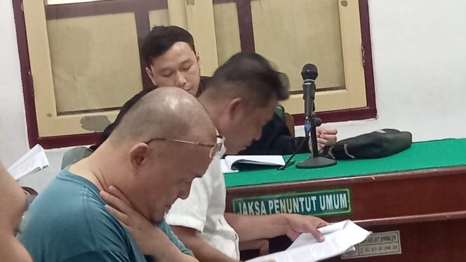 
					Sidang korupsi. JPU Kejati Sumut bacakan dakwaan dugaan Korupsi Rp. 2,4 M di Dinas BMBK Sumut
