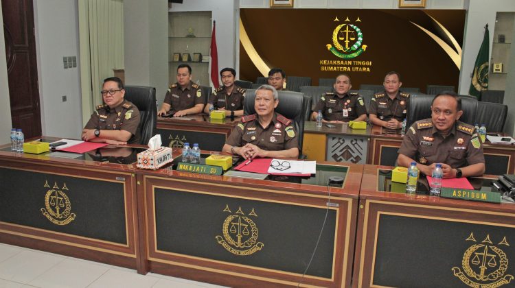 Kejaksaan Tinggi Sumatera Utara kembali melakukan penghentian penuntutan 5 perkara dengan pendekatan keadilan restoratif atau Restorative Justice