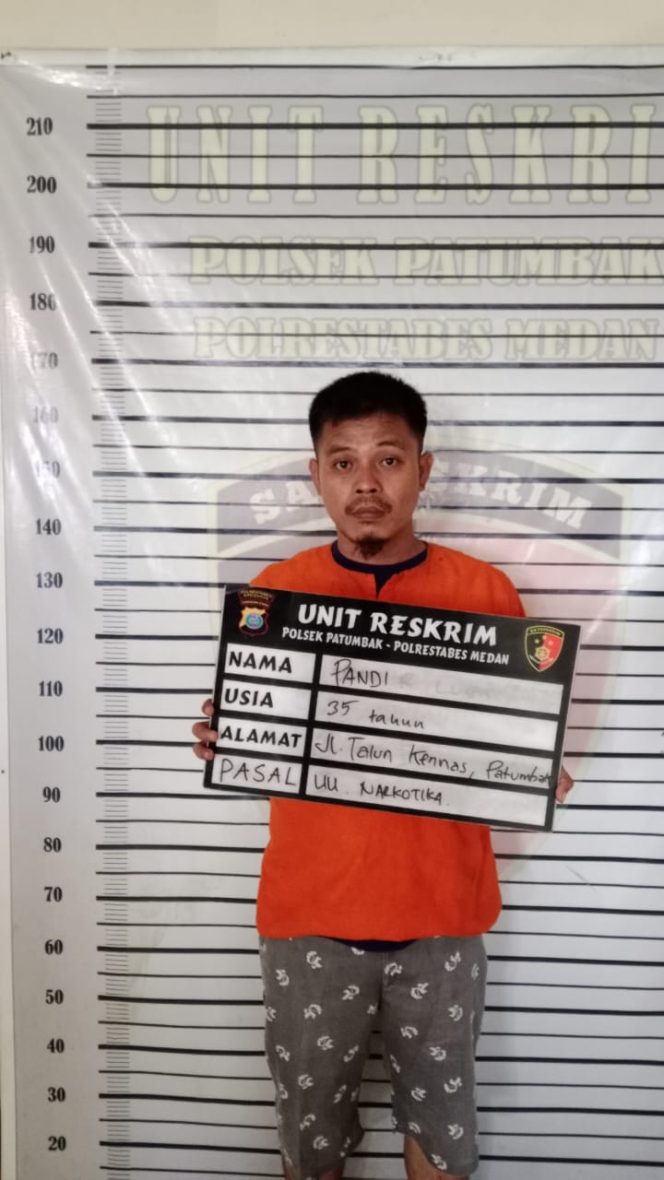 
					FA, bandar sabu yang diamankan polisi Patumbak di lokasi judi