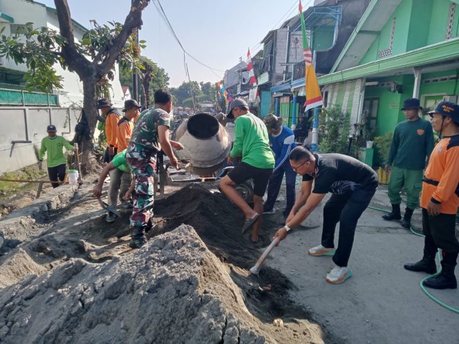 
					Pengerjaan sasaran Fisik TMMD Sengkuyung Tahap II Tahun 2024 oleh Koramil 01/Laweyan dan masyarakat
