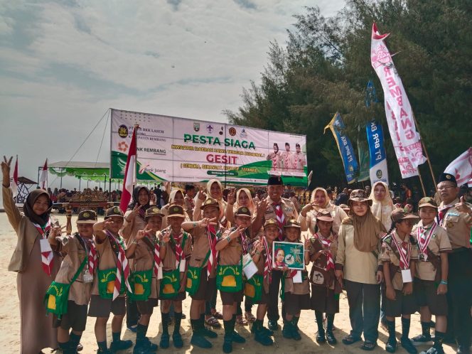 
					Delegasi Gerakan Pramuka Kwartir cabang gerakan Pramuka Pati kwaran Kayen
