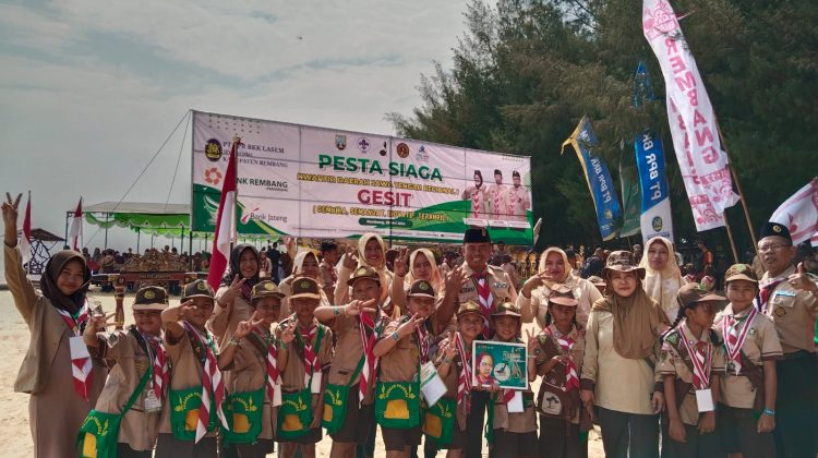 Delegasi Gerakan Pramuka Kwartir cabang gerakan Pramuka Pati kwaran Kayen