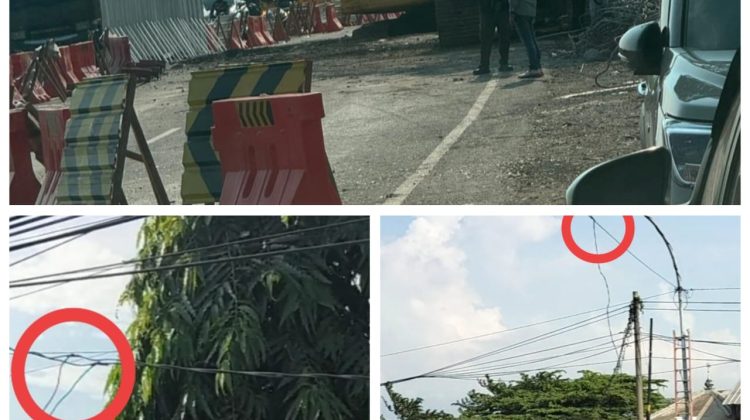 Temuan dugaan pencurian listrik milik PLN Gresik yang diduga dilakukan oleh Kontraktor pembangunan jembatan yang ada di wilayah Duduk Sampeyan Gresik