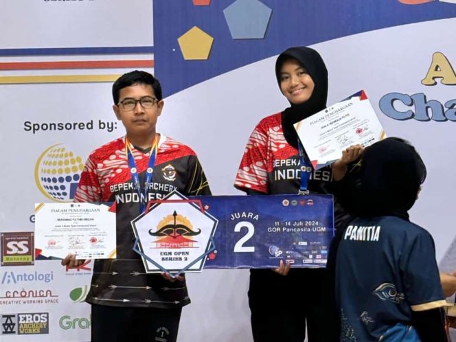 
					Tim Panahan BAI BEPEKA, Adila Hermulia Putri dan Muhamad Fathir raih 5 Medali UGM Open Archery Championship Yogyakarta
