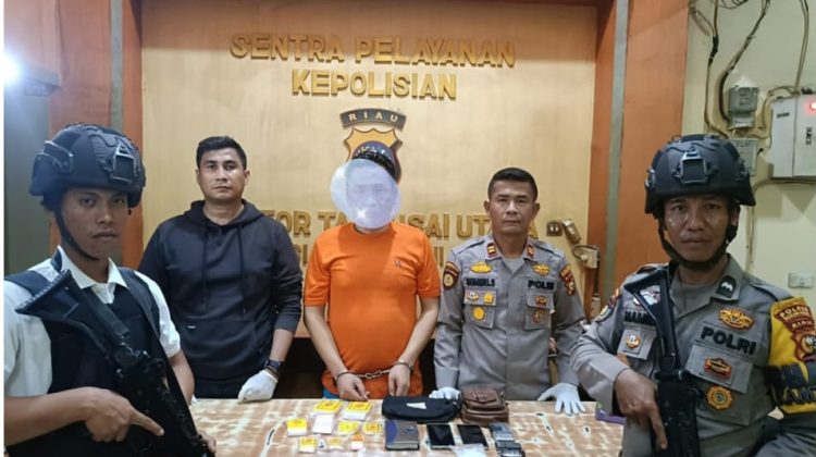 Polsek Tambusai Utara mengungkap kasus Tindak Pidana (TP) dugaan penyalahgunaan Narkotika jenis Sabu
