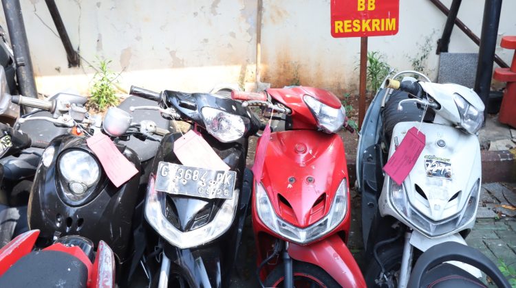 BB Curanmor yang diamankan Polsek Tambora Jakarta Barat