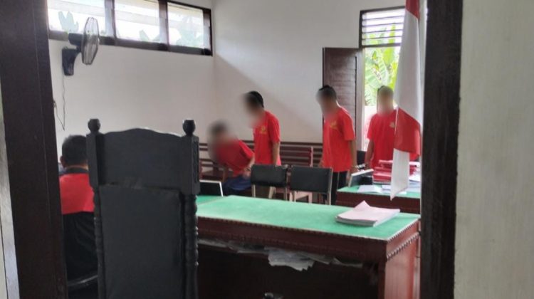 Terdakwa kasus pelemparan bom molotov rumah wartawan di Pancur Batu
