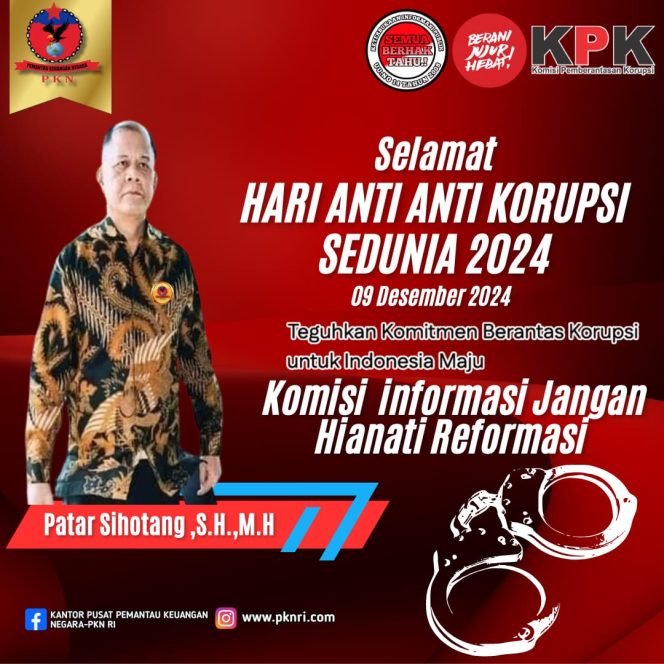 
					PKNB Peringati Hari Anti Korupsi Tanggal 9 Desember 2024