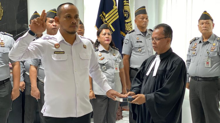 Kalapas Lubuk Pakam Sangapta Surbakti resmi menjadi Kabid Pembimbingan Kemasyarakatan Kantor Wilayah Direktorat Jenderal Pemasyarakatan Aceh