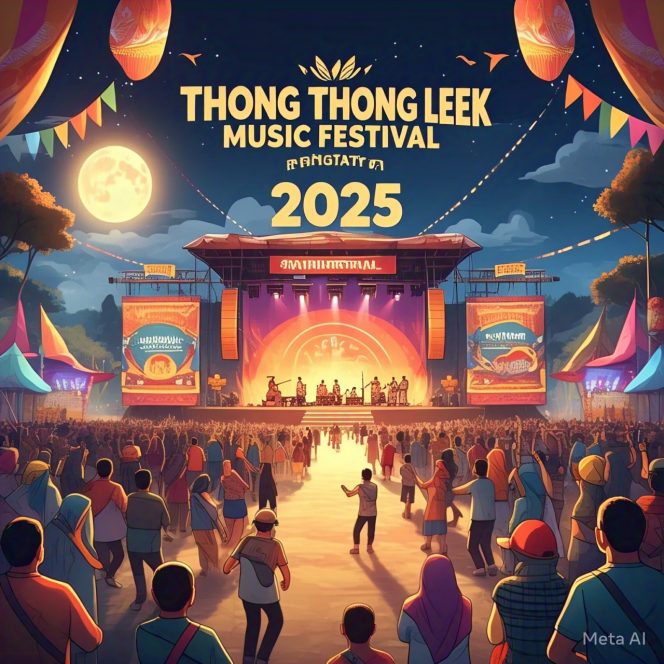 
					Ilustrasi Festival Thong-Thong Lek (meta AI)
