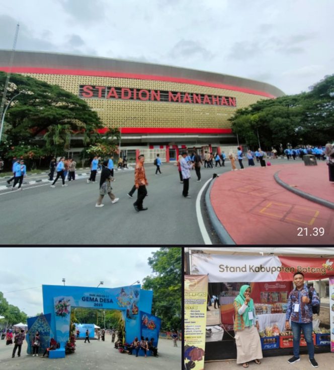 
					Prosesi Pembukaan Rangkaian Acara Hari Jadi Ke-17 Gema Desa dan Silatnas di Pelataran Stadion Manahan Solo
