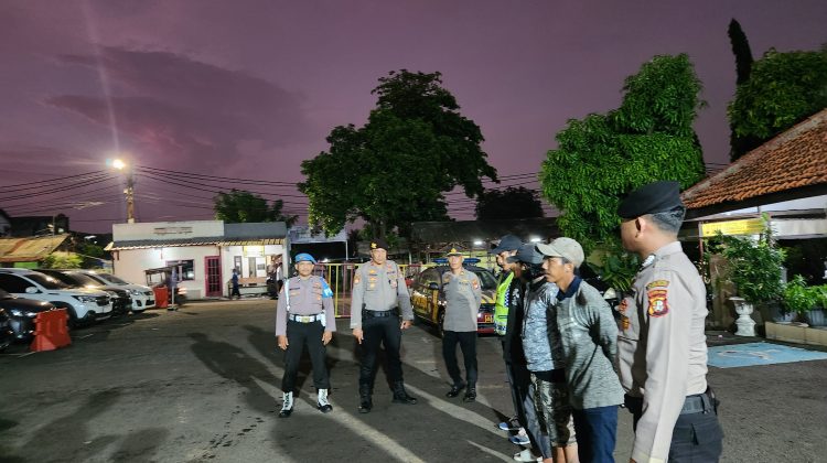 Operasi Berantas Jaya menyasar sejumlah titik rawan di wilayah hukum Polsek Palmerah (Foto:Istimewa)