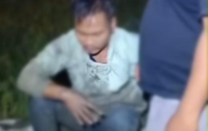 Gambar salah satu pelaku penjambretan karyawan pabrik PT HWI Pati yang tertangkap oleh warga
