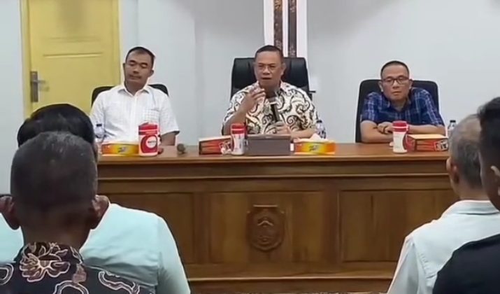 Bupati Pati, Sudewo didampingi Kapolresta Pati, AKBP Jaka Wahyudi melakukan audiensi dengan para pelaku usaha sound system Pati pada Senin (2/6) malam