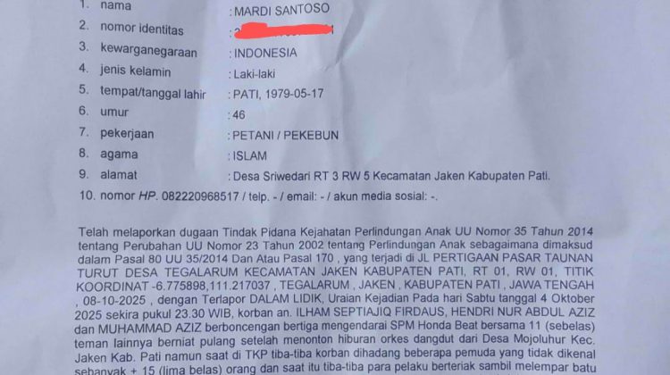 Keluarga Korban Kekerasan dan Penganiayaan di Wilayah Kecamatan Jaken Minta Kepastian Hukum