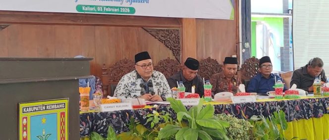 
					Musrenbangcam Kaliori, Selasa (3/2/2026). (Foto:Pemkab Rembang)
